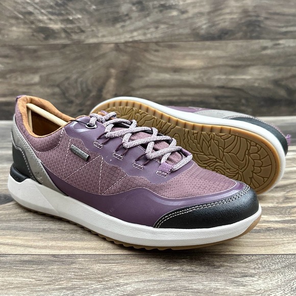 NIB Cobb Hill Rockport Skylar Waterproof Mesh Lace Up Comfort Sneaker 9M Purple - Picture 4 of 12